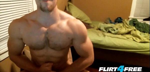  Hung College Hunk Max Hill Gets Off With Armpit and Nipple Fetish